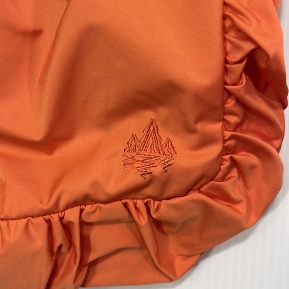 💲8️⃣ Pocketbook Peach Color Gathered/Ruched Approx.  7" Drop - Picture 3 of 7